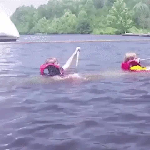 Hard paddling